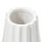 Facetta 11" Matte Texture White Ceramic Vase-1585059317-1585059315