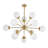 Arisai Andreau 12-Light Dimmable Sputnik Sphere Chandelier-80314077-80314066