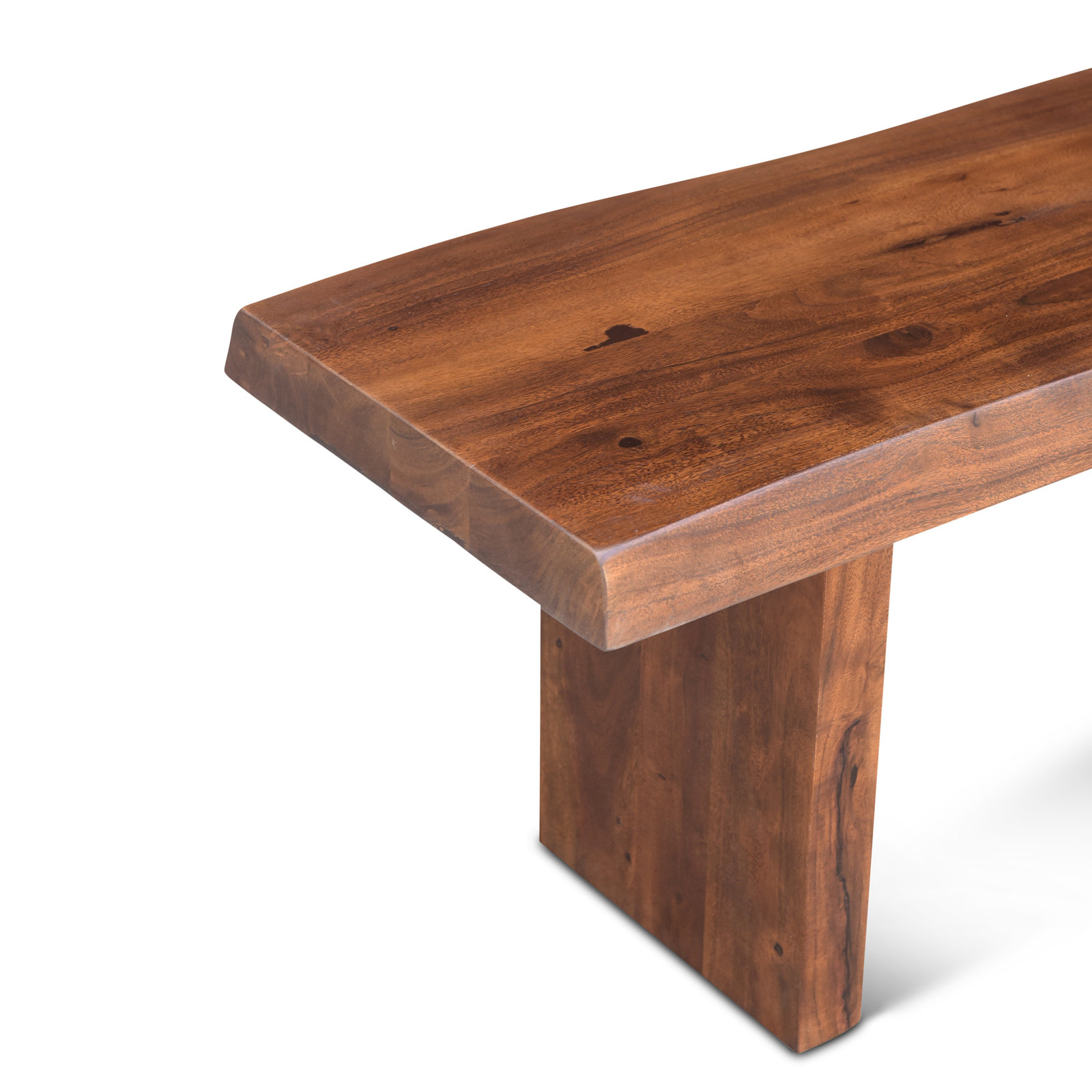 Colin Dining Bench, Americano, 18" H x 65" W x 15" D