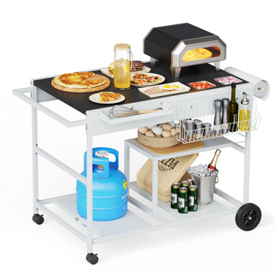 Outdoor Grill Cart/Table Storage Bar by Ebern Designs