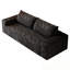 Canapé en velours côtelé avec coussin moelleux-407344434