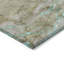 Tapis bleu sarcelle Xhevrie lavable à la machine intérieur / extérieur-112123154