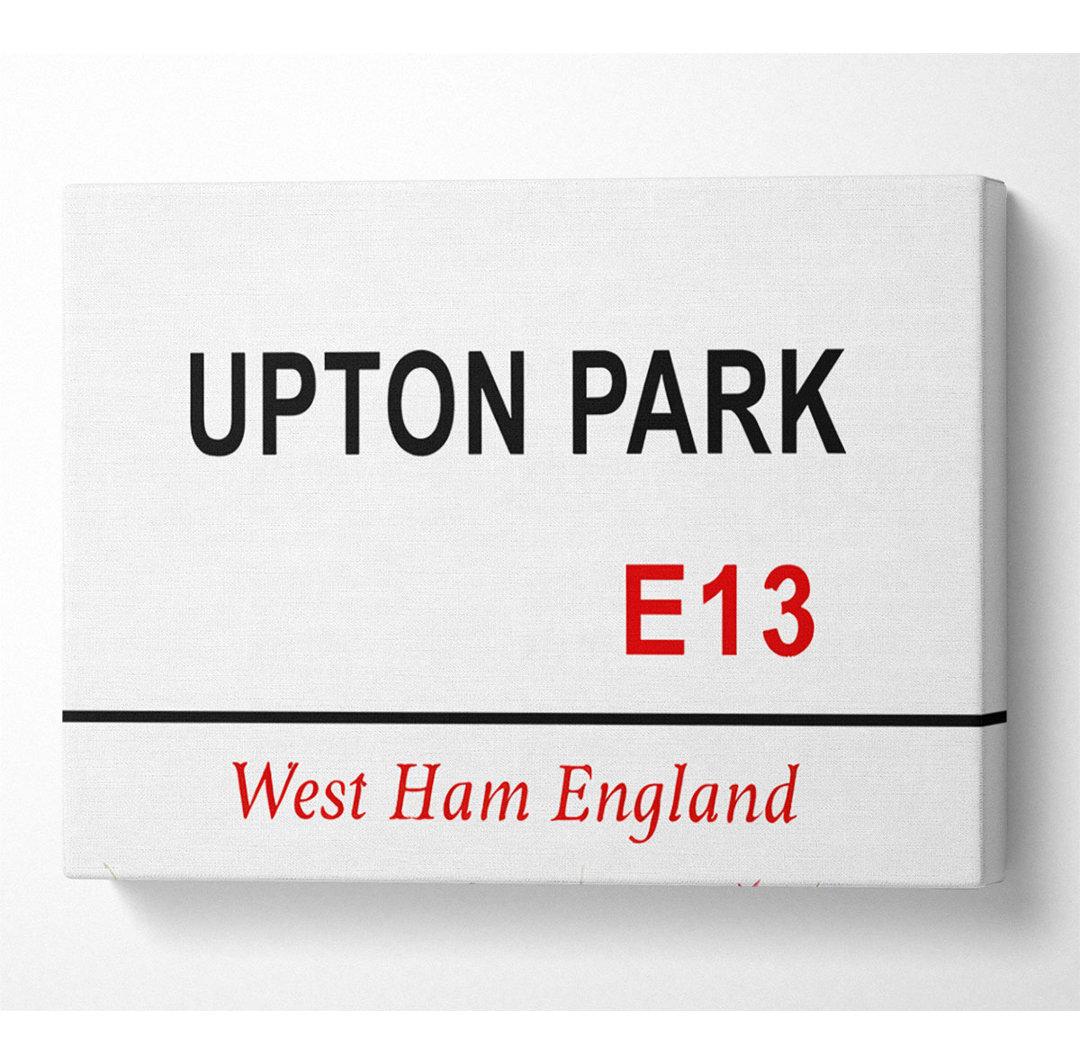 Upton Park Signs - Kunstdrucke auf Leinwand - Wrapped Canvas