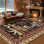 Tapis lavable anti-dérapant Cabin Brown Bear-193168359