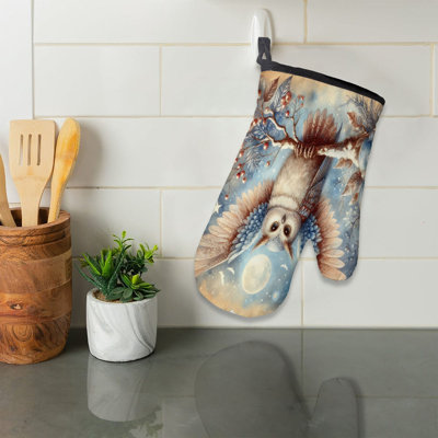 Couvre-lit fantaisie en coton sergé bleu