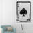 «Ace of Spades Reversed», reproduction d'impression sur toile-55280776