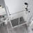 Bromley GS 58" x 72" Rectangle Hinged Shower Enclosure-1647940411