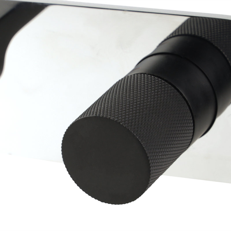 Robinet de salle de bain mural TOUCH, Noir mat