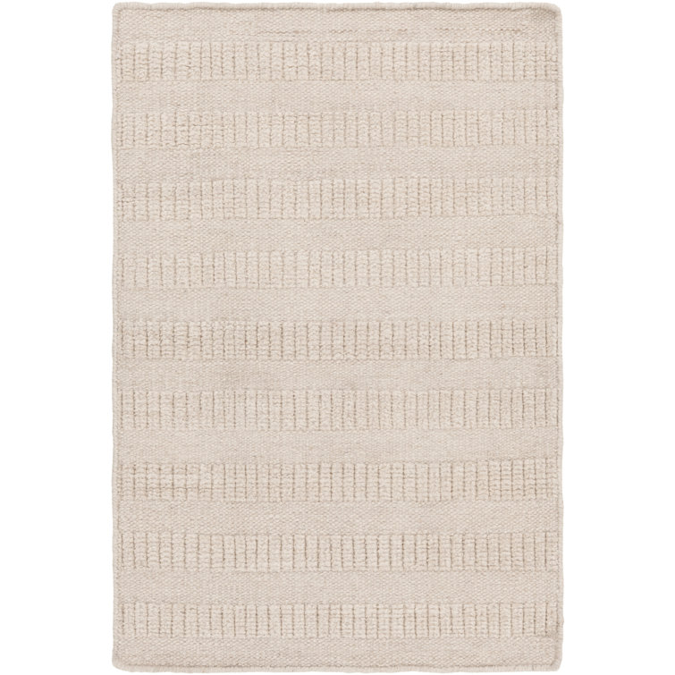 Hand Loomed Wool Striped Indoor Rug