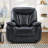 Saneela 40" Wide Modern Breathable Leather Power Recliner with Durable Diamond Stitching & USB-1677100331