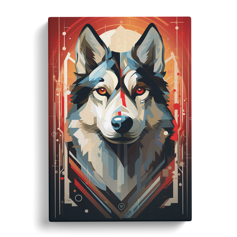 Husky No.2 - No Frame Print, 60cm H x 40cm W x 3cm D