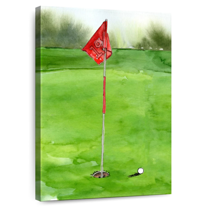 Tee Off Time I, 45" H x 30" W
