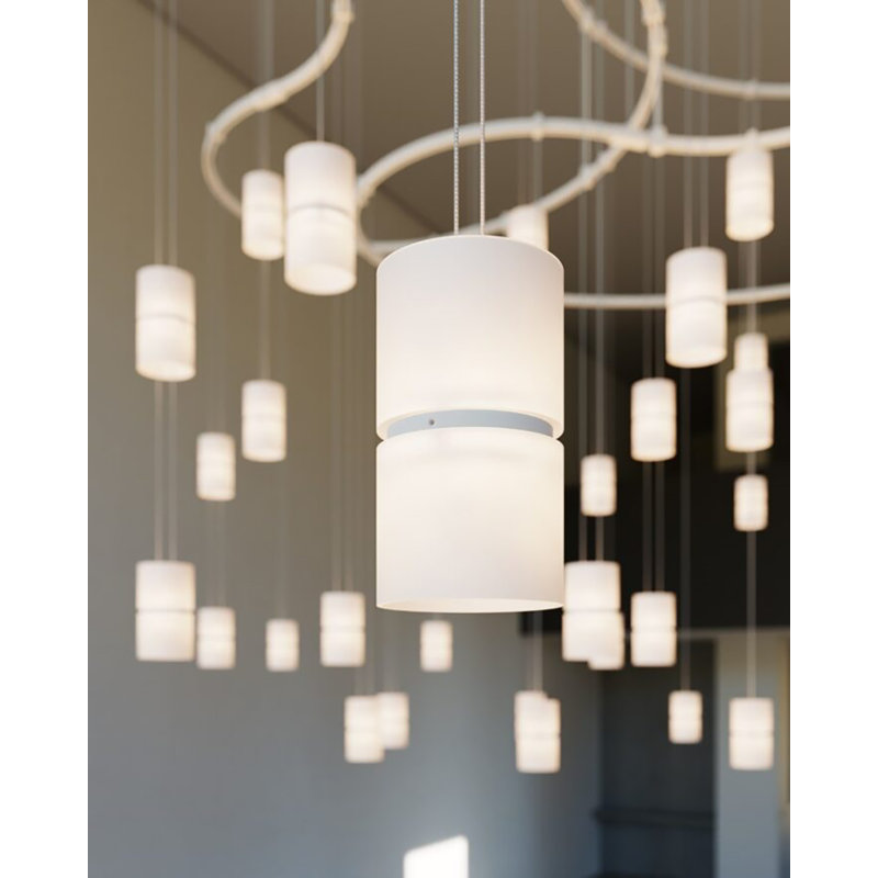 Suspenders® 50 - Light LED Chandelier, Satin Black