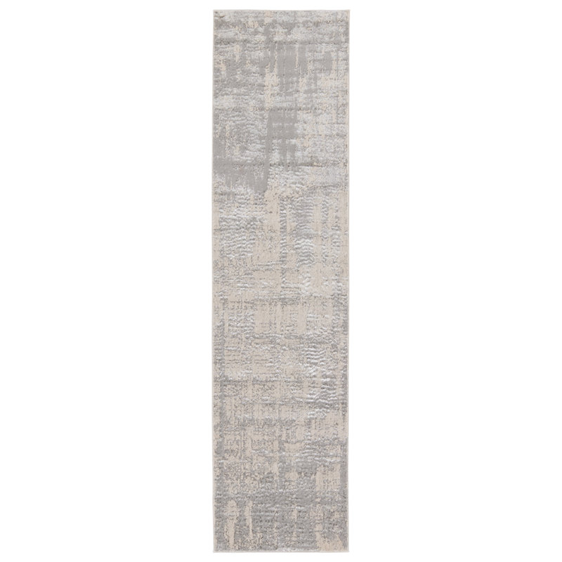 Tapis gris / argenté Richview, Tapis de couloir 2 pi 2 po x 8 pi