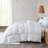 All Season White Goose Feather Fiber Comforter-1505518051