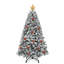 Arbre de Noël artificiel enneigé 6 pi avec éclairage réglable 6 pi-576460912