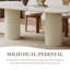 Ensemble de table de salle à manger 78 po 78 po-58339826