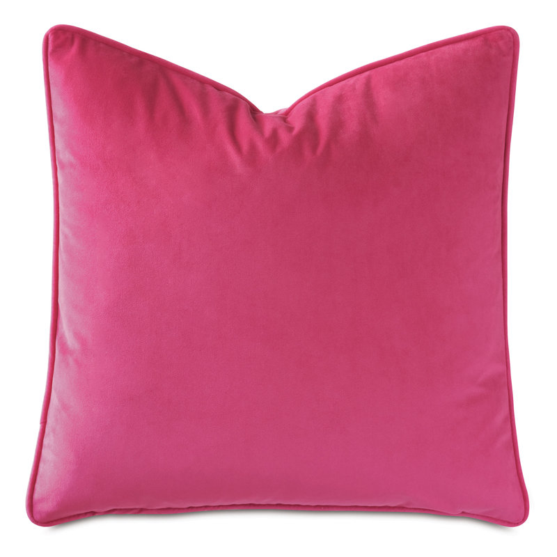 Housse et insert de coussin carré Vesper, Rouge à lèvres