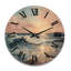 Horloge murale en bois massif Knudtson-904313412