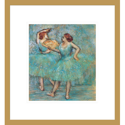 «Two Dancers» par Edgar Degas, impression giclée sur cadre