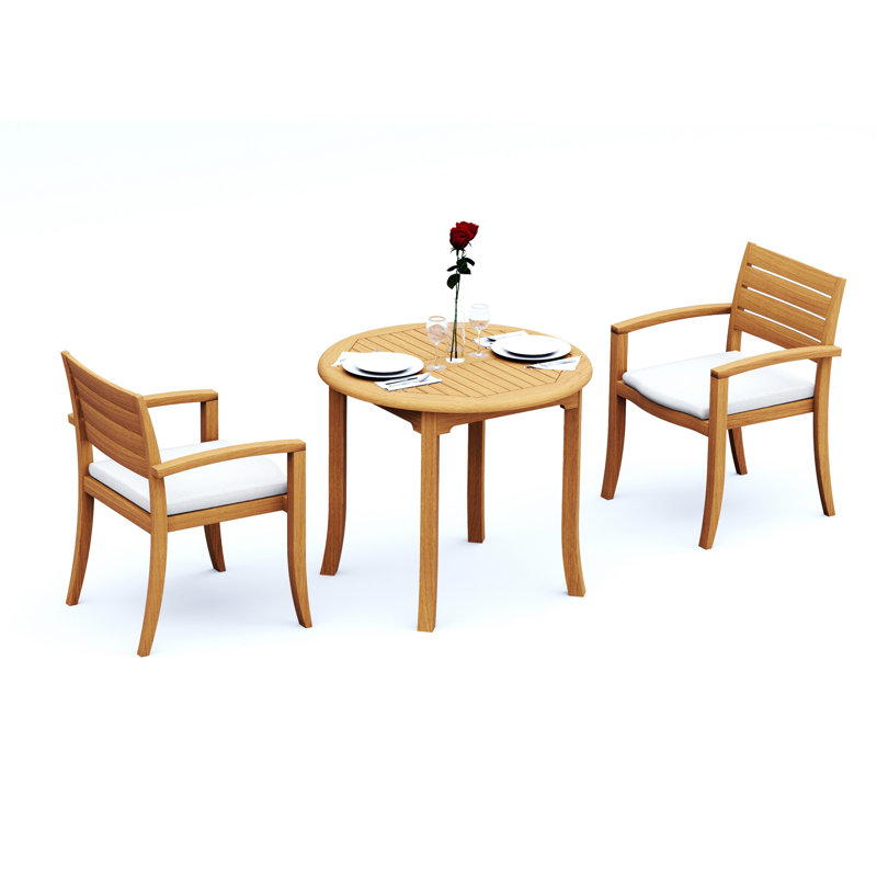 Ensemble de table d'extérieur Alvarado, 2, H 30,5 po x l 36 po x P 36 po