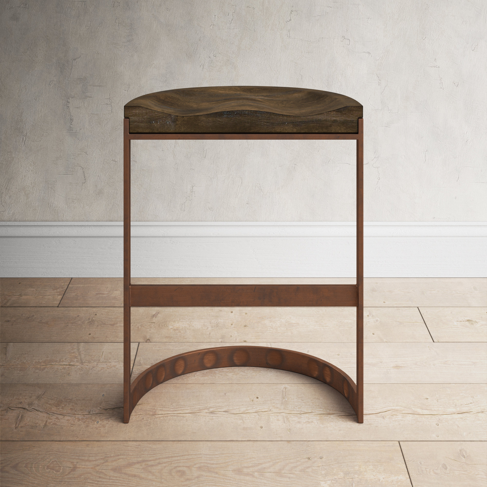 Birch Lane™ Eleanor Solid Wood Bar & Counter Stool & Reviews Wayfair
