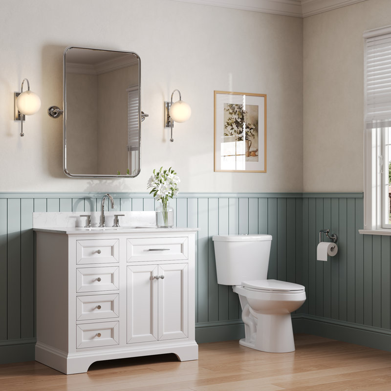 Toilette allongée 2 pièces 0,8 / 1,28 GPF
