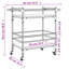 Newlon Metal Bar Cart-2120212662