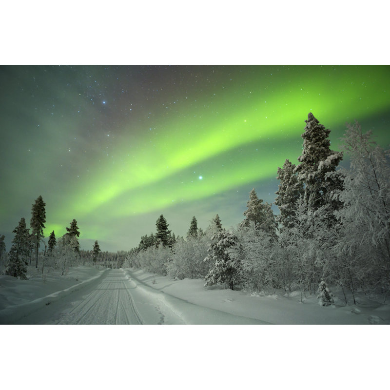 Aurora Borealis by Sara_Winter - Wrapped Canvas Print, 81cm H x 122cm W x 3.8cm D