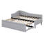 Lit de jour simple en L rembourré en forme de L - Lit gigogne inclus-716702588