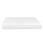 Lit simple en mousse viscoélastique gélifiée de taille simple TG, 8 po Matelas doux dans une boîte, blanc-382384252-382384251