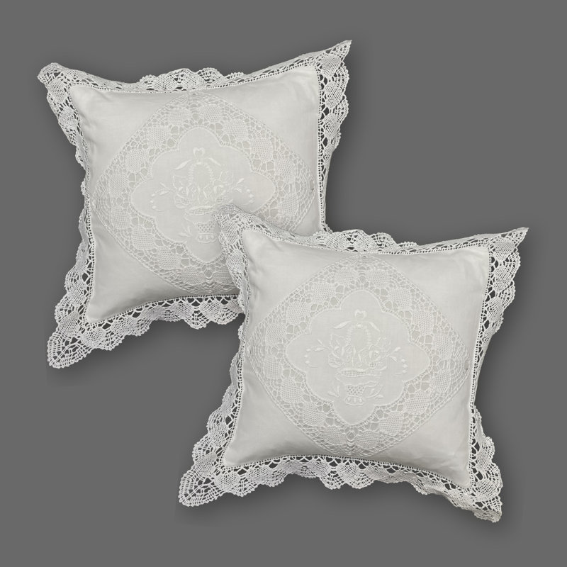 Alice Lace 2-Piece Pillow Set