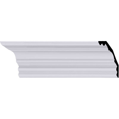 7 7/8"H x 7 7/8"P x 11 1/2"F x 94 1/2"L Foster Cove Crown Moulding
