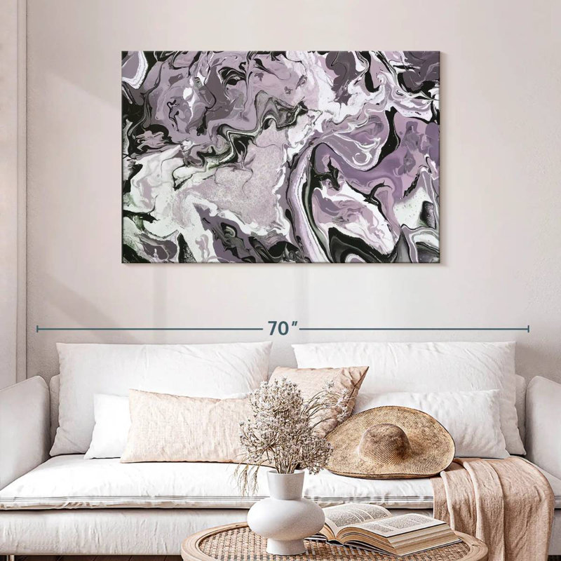 Avery Abide Plum, 30" H x 45" W