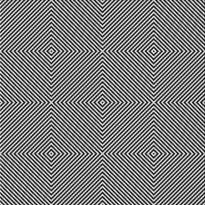 Tapis noir/blanc à motifs