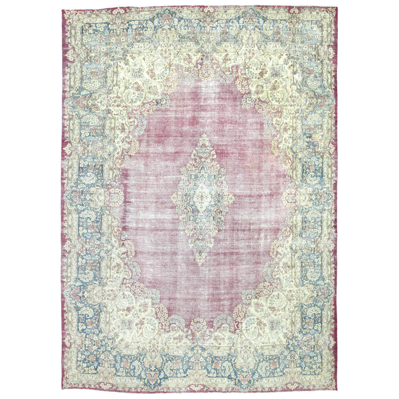 Edick One-of-a-Kind 9'6" x 13'3" 1960 Area Rug in Red