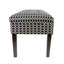 Banc rembourré ikat Terese