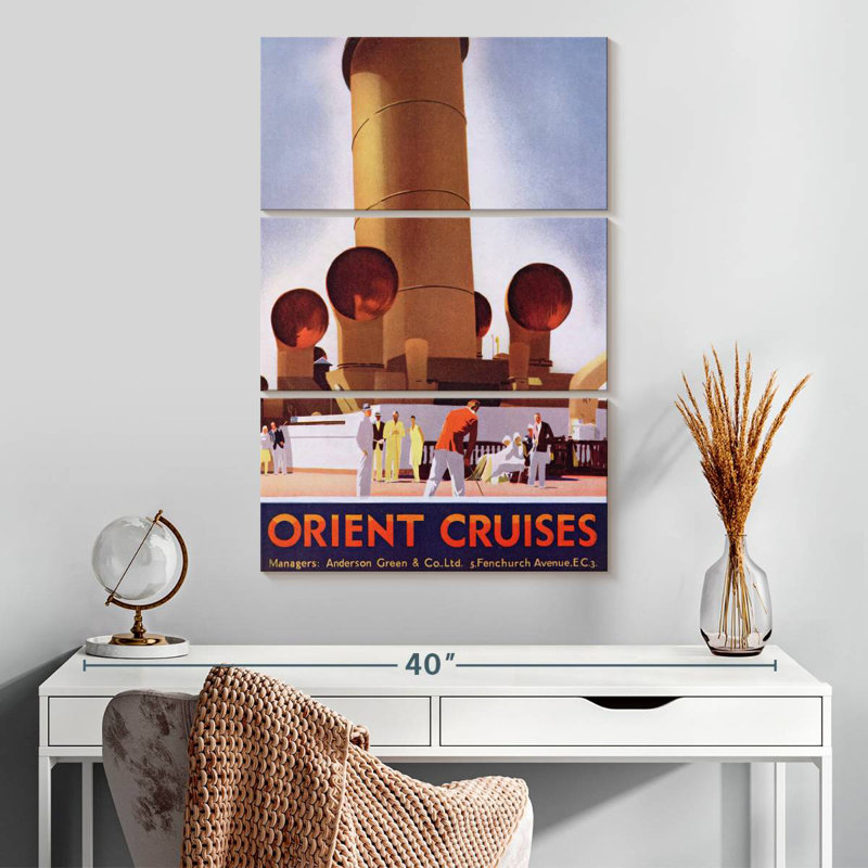 Mehar Orient Cruises, 32" H x 20" W