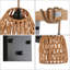 6.7" 1 - Light Bohemian Hemp Rope Staircase Wall Lighting Fixture