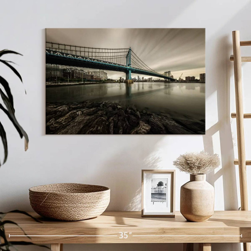 Lilie Manhattan Bridge NY, 16" H x 24" W