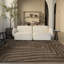 Tapis d'intérieur moderne rayé brun-1319367241