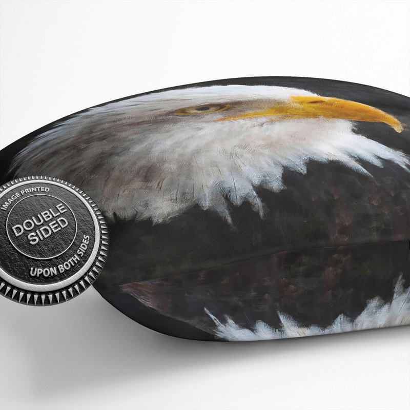 Bald Eagle Vol.2 Painting Scatter Cushion, 55cm H x 55cm W x 20cm D