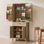 Armoire de rangement 72 po H 72,1 po avec tablettes réglables-1577845394-1590329771