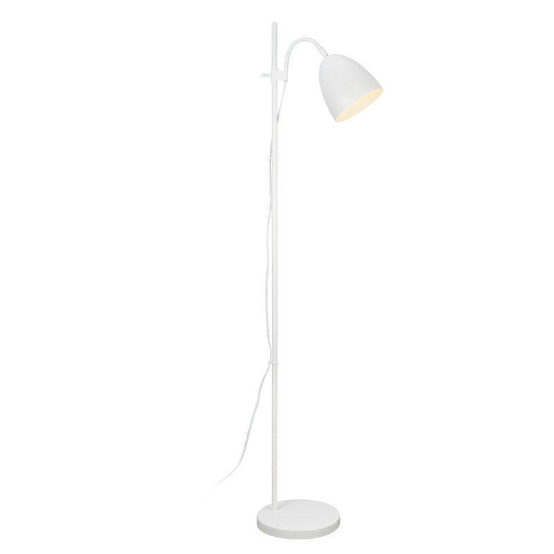 #42002-01-1,Floor Lamp Shade,61-7/8"H,E26 Socket,Bulb Not Included, Powder Coated, Matte White