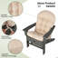 Coussin de siège Adirondack pour patio à haut dossier Latitude Run® 5 po-1491102500
