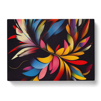 Feather Art Abstract Vol.1 - Wrapped Canvas