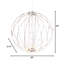 Sphère métallique illuminée avec micro lumières DEL-1959093586