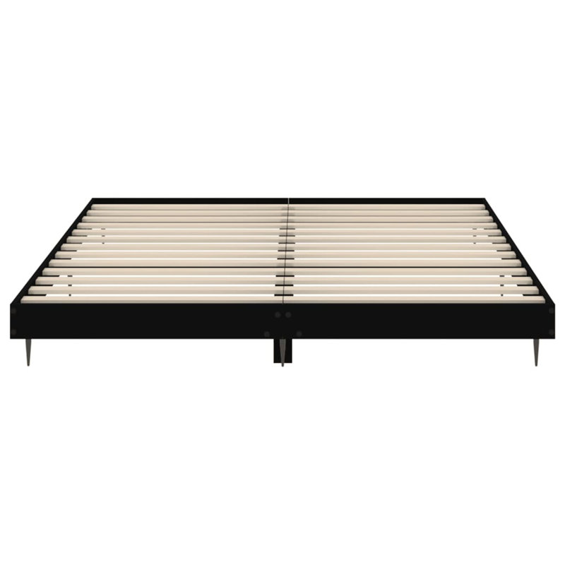 Loginov Bed Frame, Black, 120 x 190cm