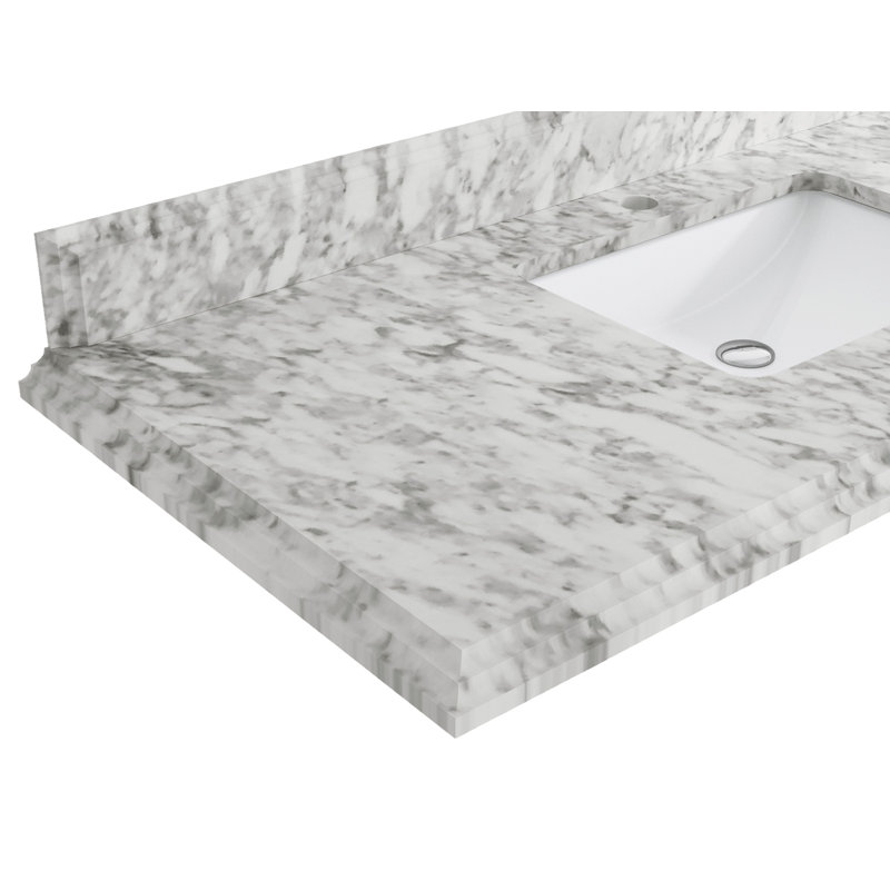 Boston 42 po X P 22 po De meuble-lavabo simple en fer forgé Marbre de Carrare