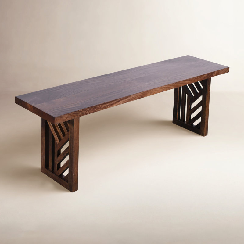 Banc en bois massif Rafaella